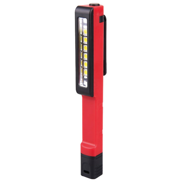 ABS Red Portable COB Pen Work Light with Magnetic